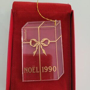 Baccarat Crystal 1990 Noel Ornament
